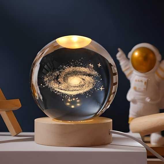 ✨ 3D Crystal Ball Lamp – A Dazzling Light for Every Corner! ✨