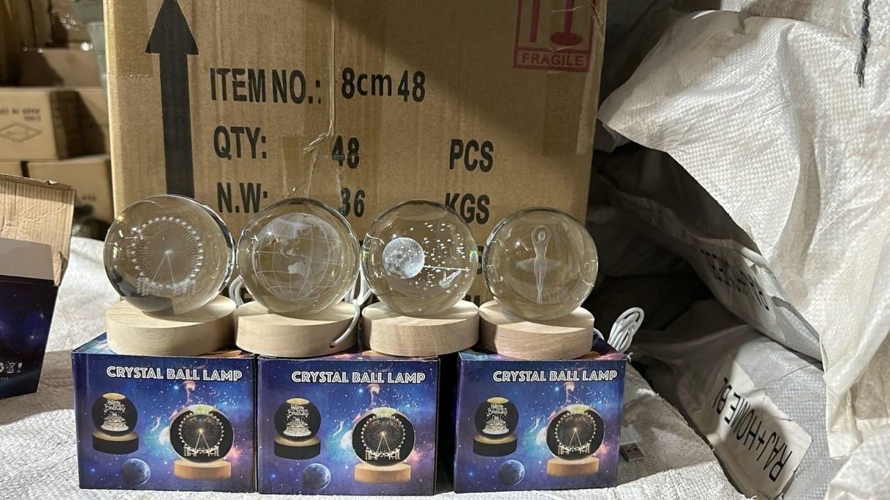 ✨ 3D Crystal Ball Lamp – A Dazzling Light for Every Corner! ✨